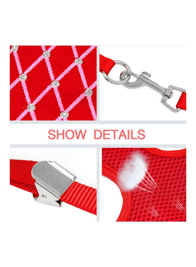 NIBEMINENT Chest Traction Harness Belt Red L - Image 2