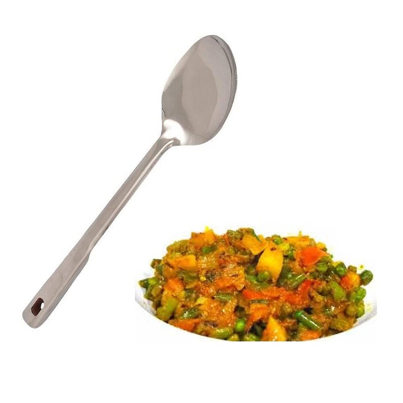 First Front Stainless Steel Cooking and Serving Spoon, Rice Palta, Panja Rice Palta, Palta with Chamcha, Kitchen Tools (Pack of 5) - Image 5