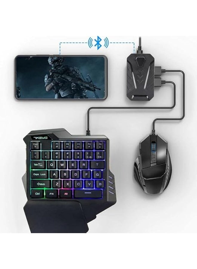 G30 Portable Mechanical LED 35 Keys and Mouse Gaming Keyboard - Image 2
