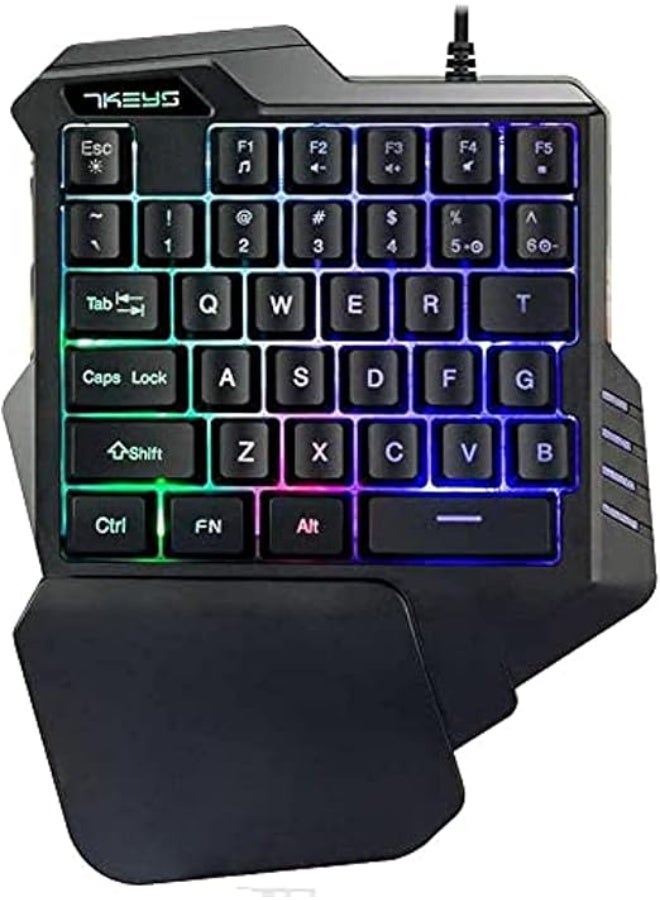 G30 Portable Mechanical LED 35 Keys and Mouse Gaming Keyboard - Image 1