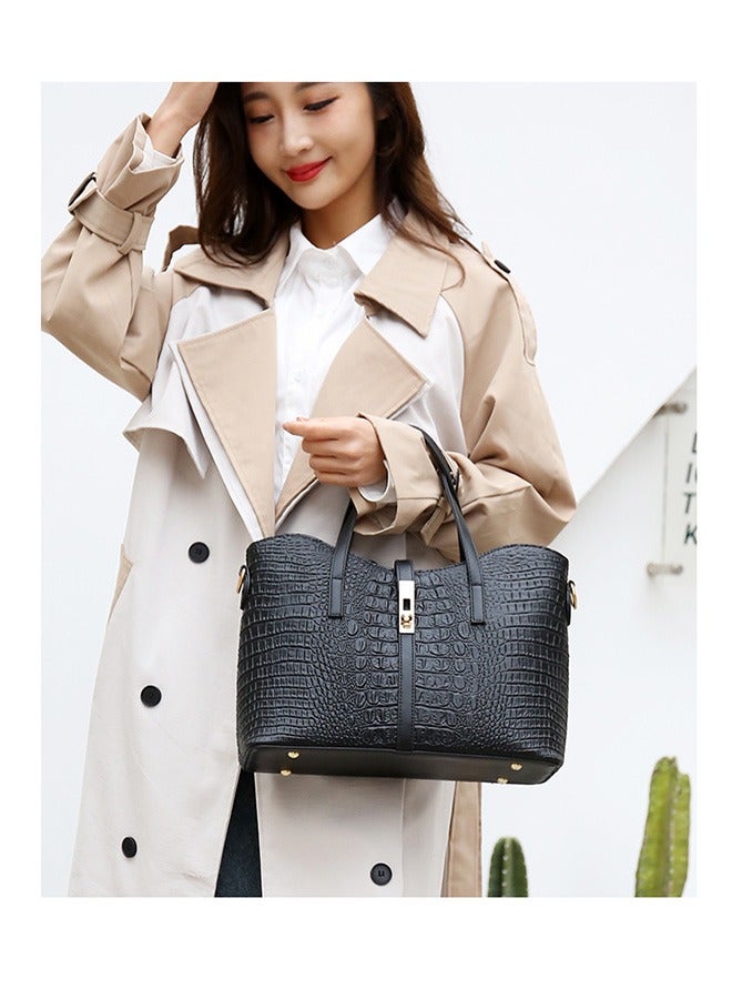 Korean style ladies crossbody shoulder bag four piece set - Image 4