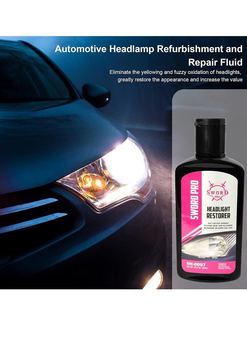 SWORD PRO HEADLIGHT RESTORER 300ML SW-0097 - Image 3