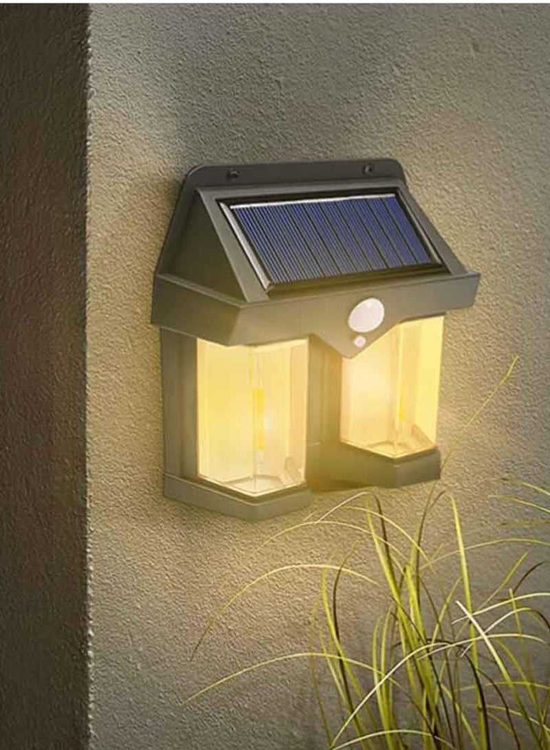 FEND CL228 Solar Powered Wall Lamp With Smart Motion Sensor 3 Lighting Modes and Waterproof for Home Backyard Garden Porch (Pack Of 2) - Image 2