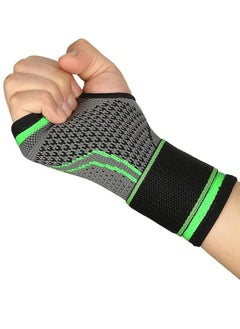 Generic One Pair of High Compression Fabric Elastic Wrist Support for Fitness, Yoga, CrossFit Weightlifting, Gym, Nylon, Used for Posture Correction  - Image 1