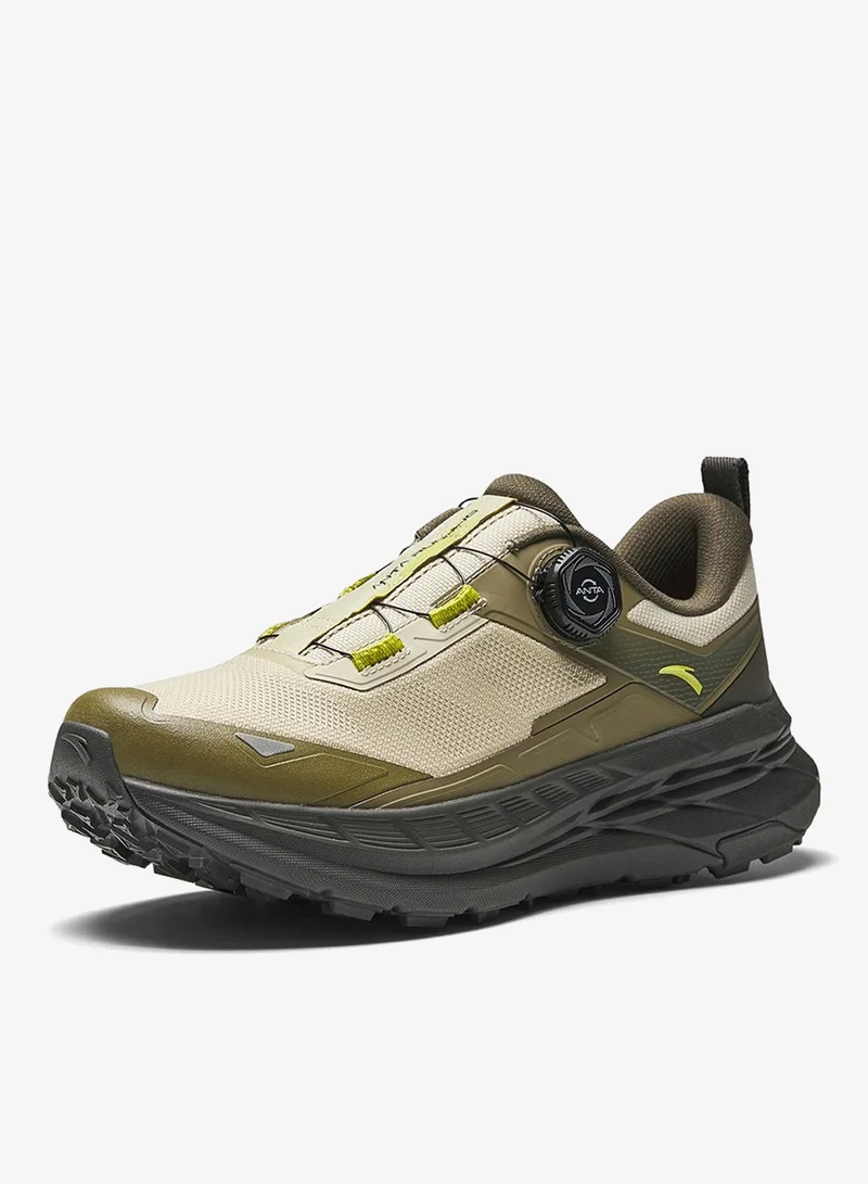 ANTA Men’s Lightweight Trail Running Shoes with Dial Fastening &amp; Anti-Slip Rubber Sole