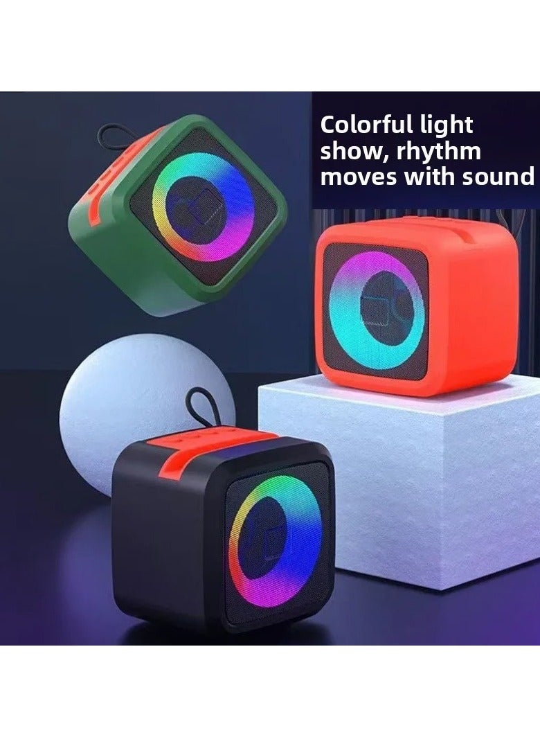 X-911 Portable Subwoofer BT Speaker Waterproof Outdoor Sports Wireless with RGB LED Lighting AUX Communication AC Power Source - Image 2