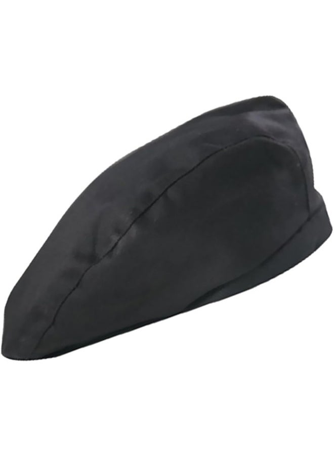 silvercnc - Cotton Chef Hat Catering Baker Cooking Duckbill Beret Golf Black - Image 1
