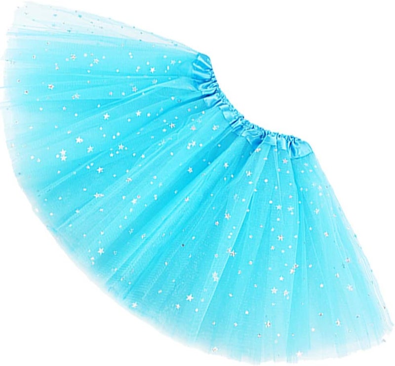 Rysly Store Girls Sparkle Tutus Princess Ballet Dance Layered Tulle Tutu Skirts,2-8T - Image 1