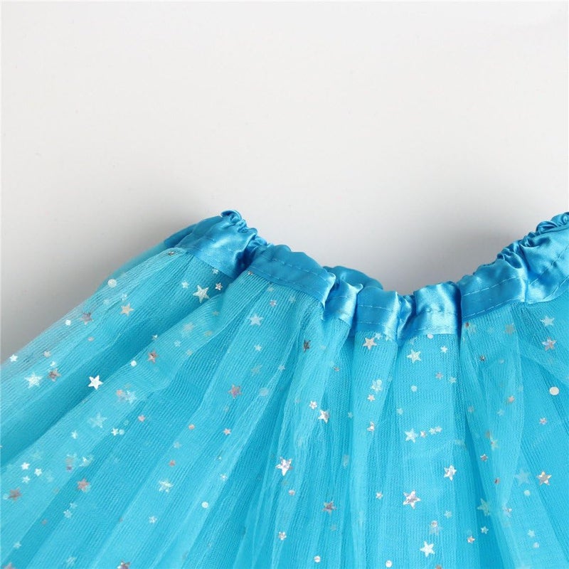 Rysly Store Girls Sparkle Tutus Princess Ballet Dance Layered Tulle Tutu Skirts,2-8T - Image 3