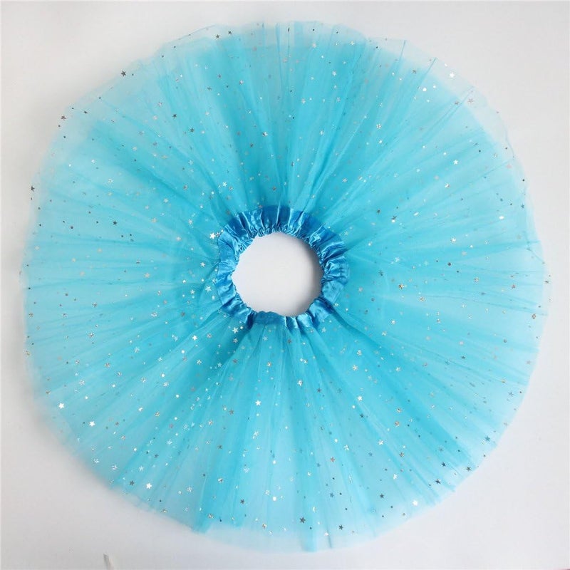 Rysly Store Girls Sparkle Tutus Princess Ballet Dance Layered Tulle Tutu Skirts,2-8T - Image 4