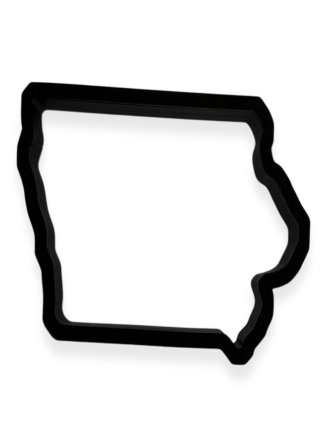 Bundle of Fun Iowa State Cookie Cutter with Easy Push Design (4 inch) - Image 1