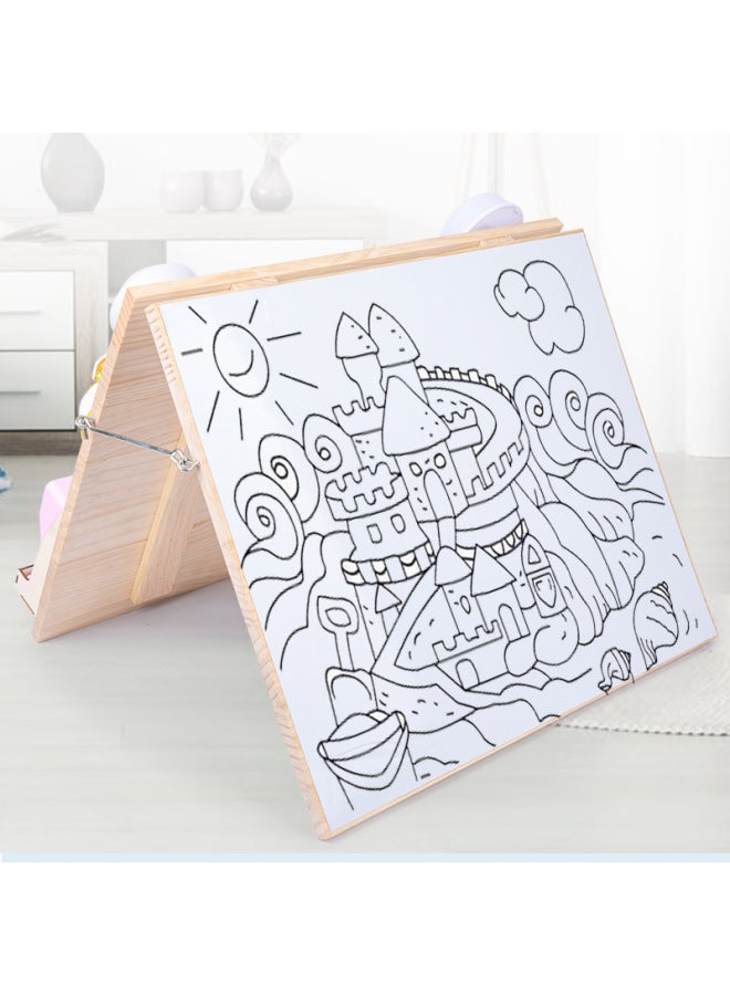 Early Education Educational Unlock Toy Montessori Baby Teaching Aids Table Game Montessori Busy Board-Color:Carbon Ash Busy Plate - Image 3