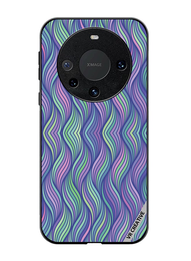 VR CREATIVE Protective Case Cover For Huawei Mate 60 Pro Strips Design Multicolour - Image 1