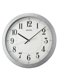 Seiko Seiko Grey/White Analog Wall clock,Plastic 41 x 5 cm QXA754SL 