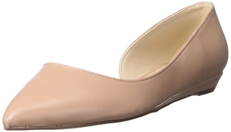 Nine West Womens Saige Ballet Flat Light Natural Synthetic 85 US