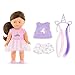 Corolle Mini Corolline Romy Unicorn Gift Set Includes 8 Doll and 3 Accessories Shirt Shorts and Headband with Hair Extensions for Ages 3 Years and up - Image 2