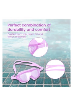 ENDLESS  EL1006 Stylish Swimming Goggle with Anti-Fog and UV Protection | Material : Silicon, PU | With Adjustable Strap for Fit Adjust | Soft Silicone Gasket for Leak Proof | With Hard Case  - Image 2