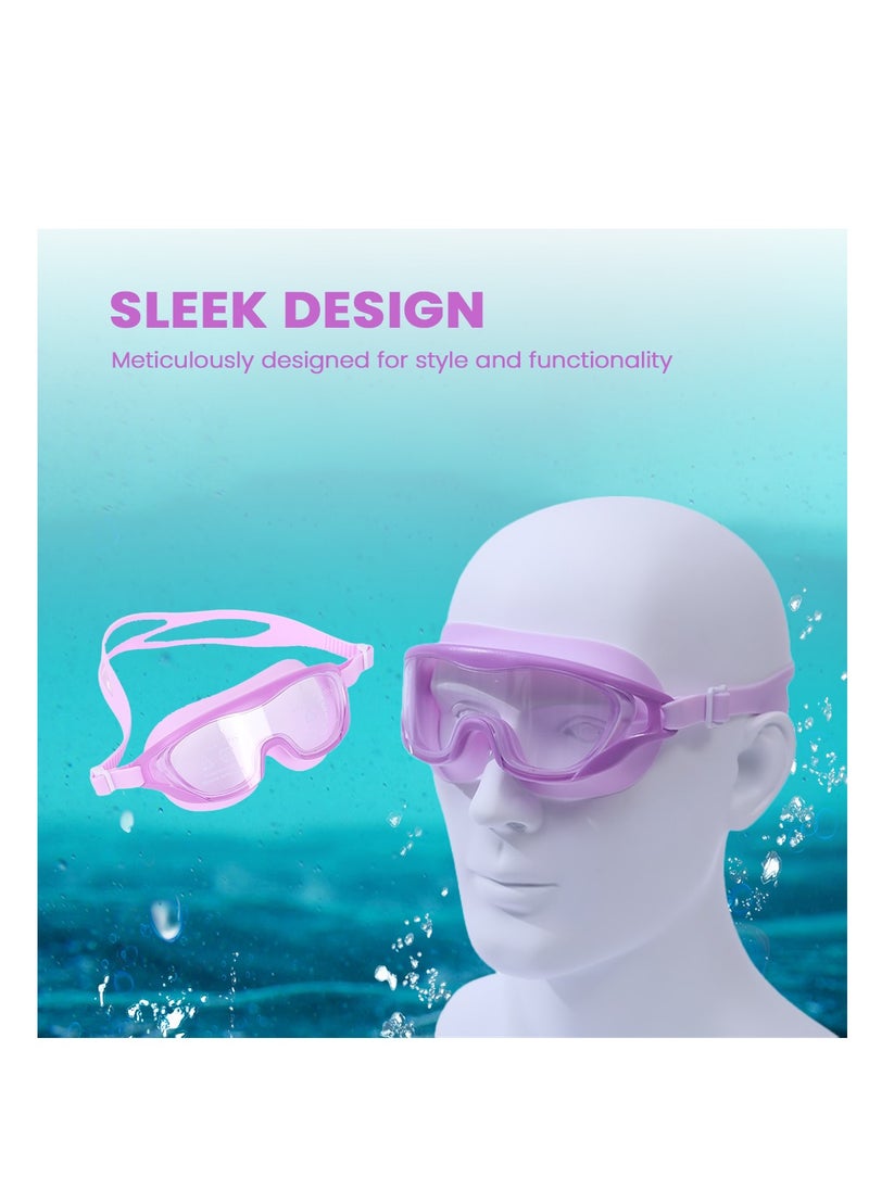 ENDLESS  - EL1006 Stylish Swimming Goggle with Anti-Fog and UV Protection | Material : Silicon, PU | With Adjustable Strap for Fit Adjust | Soft Silicone Gasket for Leak Proof | With Hard Case - Image 1