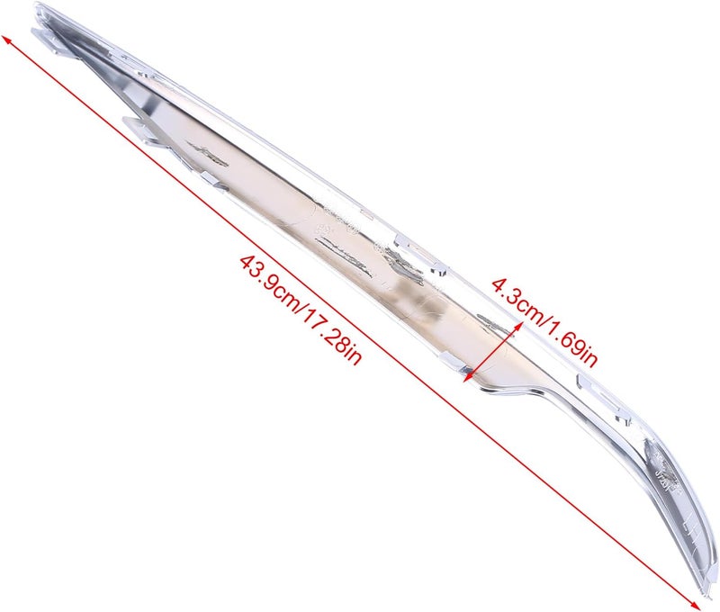 Slakerbe Front Driver Side Chrome Bumper Cover Molding for Cadillac Escalade 2015-2020 - Image 2