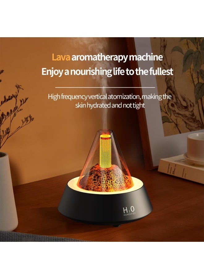 Bukela Flame Diffuser Humidifier, 350ml Automatic Colorful Flame Air Diffuser, with Auto Off, Ultra Quiet Essential Oils Aromatherapy Diffusers for Home Bedroom Office - Image 5