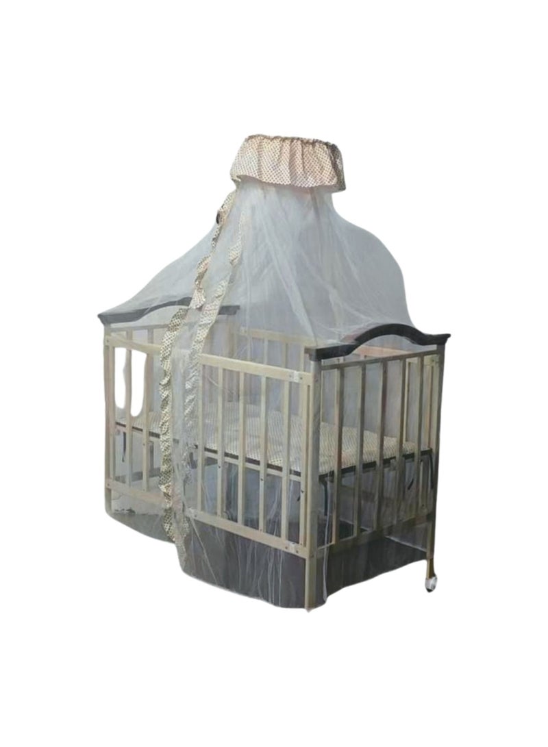 Newborn Baby Cot With Mosquito Net 