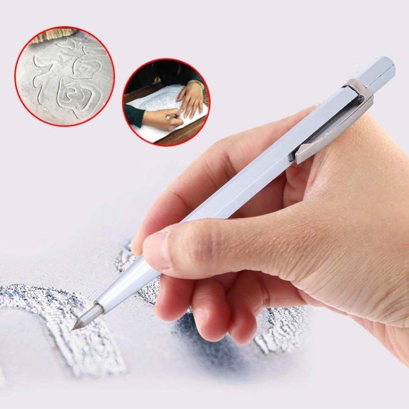 Hapivida Tungsten Steel Carbide Tip Engraving Pen For Ceramic Glass Metal Wood Marking And Carving - Image 4