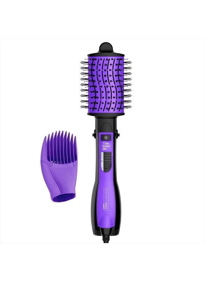 CONAIR - INFINITIPRO BY CONAIR The Knot Dr. All-in-One Oval Dryer Brush, Hair Dryer & Volumizer, Hot Air Brush - Image 1