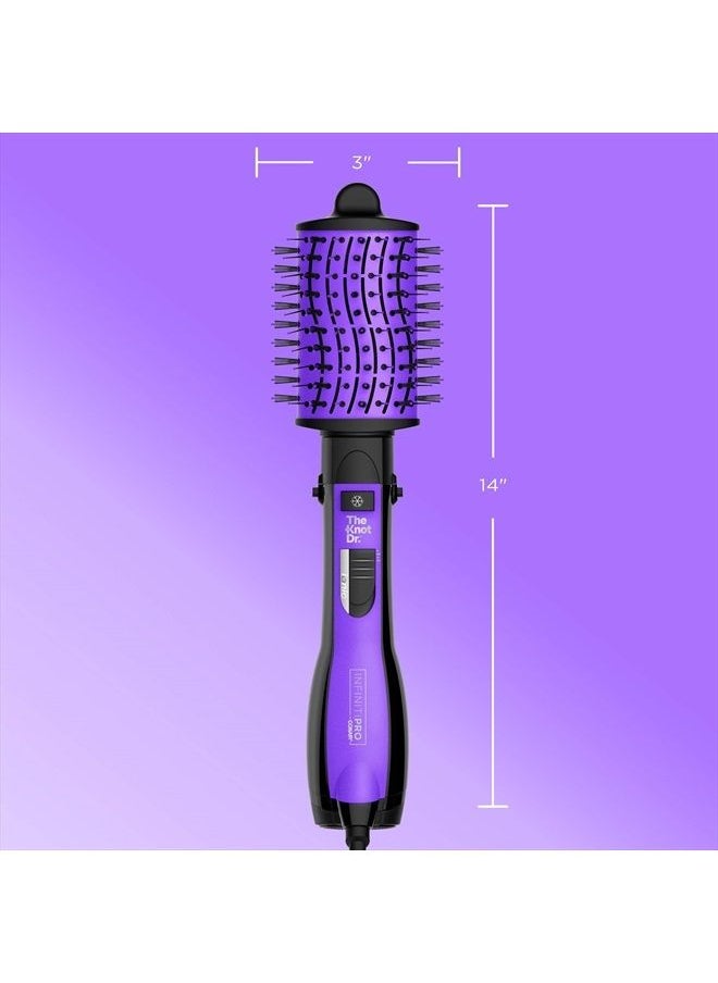 CONAIR - INFINITIPRO BY CONAIR The Knot Dr. All-in-One Oval Dryer Brush, Hair Dryer & Volumizer, Hot Air Brush - Image 1