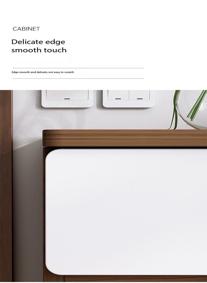 Upgraded Multipurpose Household Stylish Design Large Capacity Drawers Storage Shoe Cabinet 15 mm Wood Sheet Thickness Rack 100 x 35 x 90 Centimeter