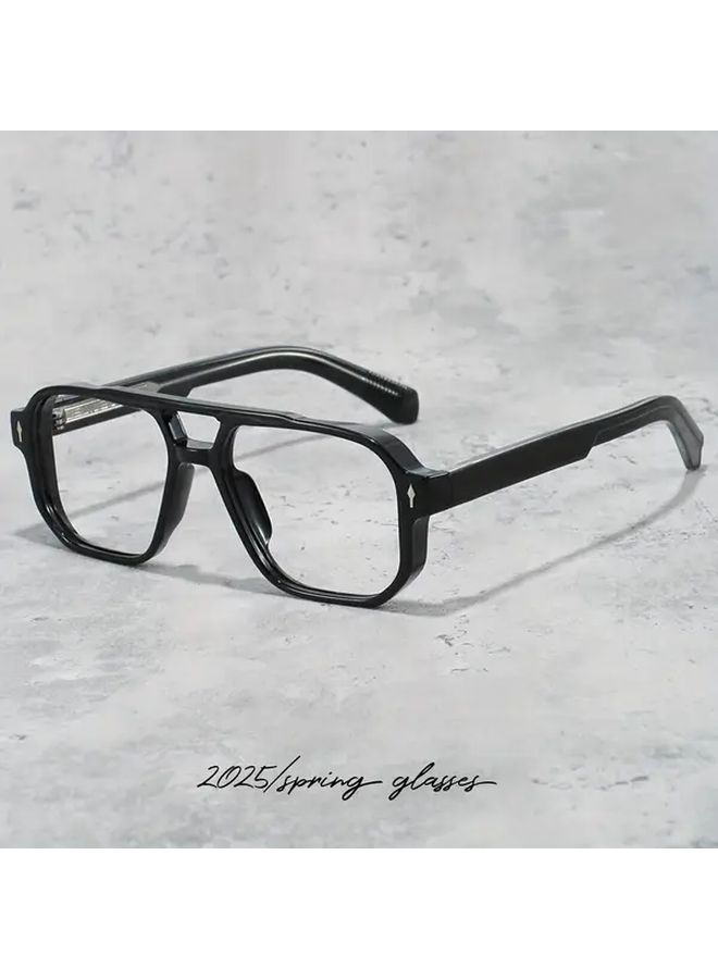 Vintage Pilot Sunglasses Sand Black Leopard Print Frame Lightweight TR90 Casual Wear - Image 2