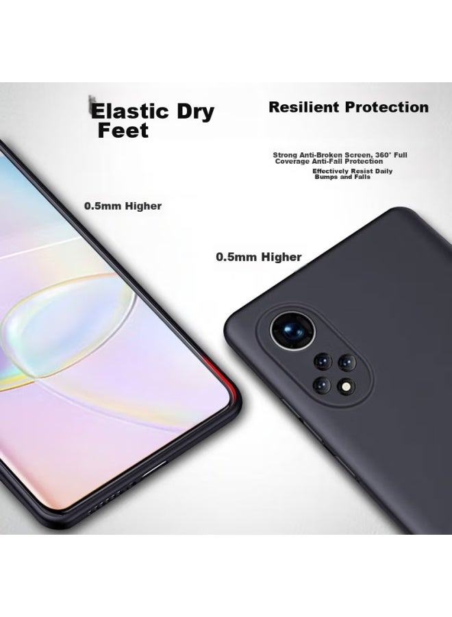 Koolife Suitable For Honor 50 Phone Case, Huawei Honor 50 Protective Case, Full Lens Protection, Frosted Soft Shell, Shockproof Outer Case, Black - Image 4