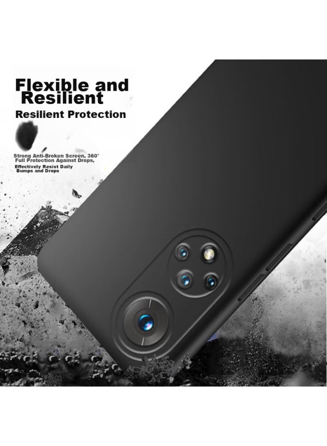 Koolife Suitable For Honor 50 Phone Case, Huawei Honor 50 Protective Case, Full Lens Protection, Frosted Soft Shell, Shockproof Outer Case, Black - Image 5