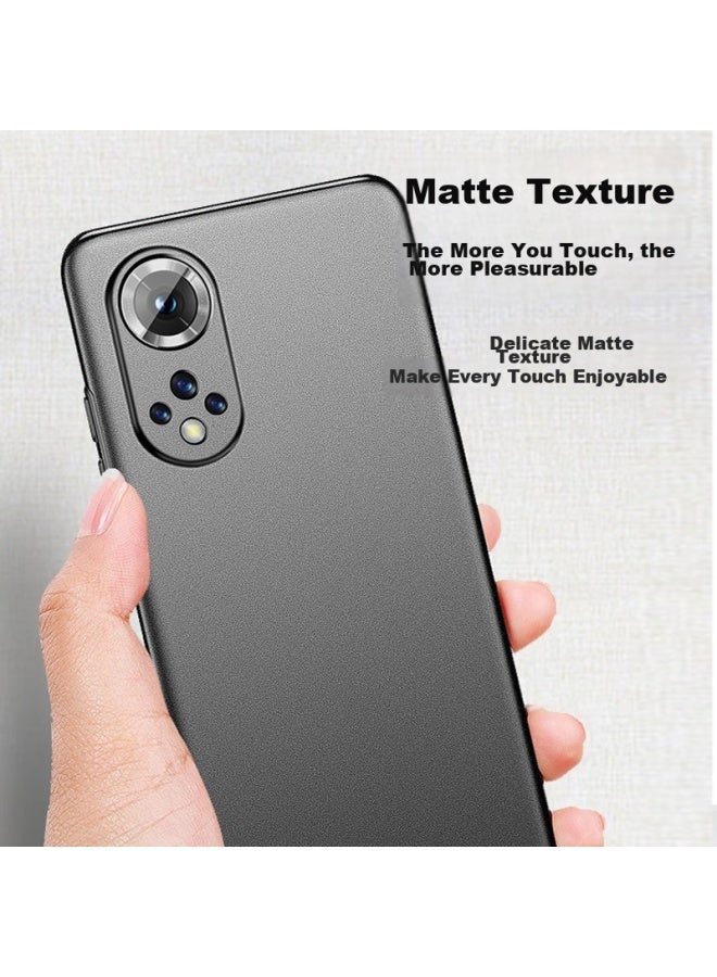 Koolife Suitable For Honor 50 Phone Case, Huawei Honor 50 Protective Case, Full Lens Protection, Frosted Soft Shell, Shockproof Outer Case, Black - Image 2
