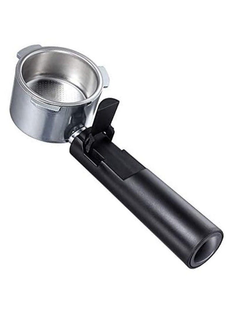 High Quality Espresso Bottomless Stainless steel Portafilter 51mm With Filter Basket/ Black Handle - Image 1