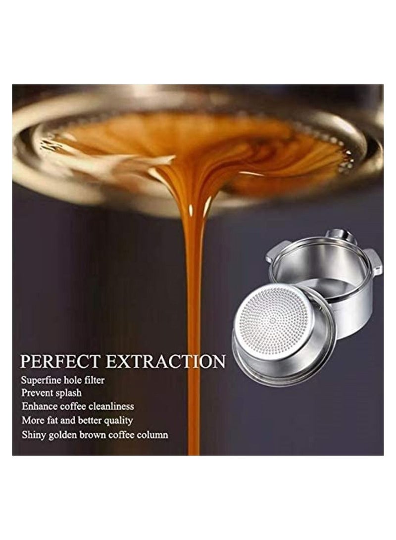 High Quality Espresso Bottomless Stainless steel Portafilter 51mm With Filter Basket/ Black Handle - Image 3