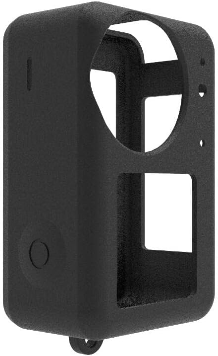 Careflection Protective Silicone Sleeve Case for DJI Osmo Action 3 / DJI Action 4 Camera, Lens Protector Cap Guard Camera Protection Cover Accessories (Black) - Image 2