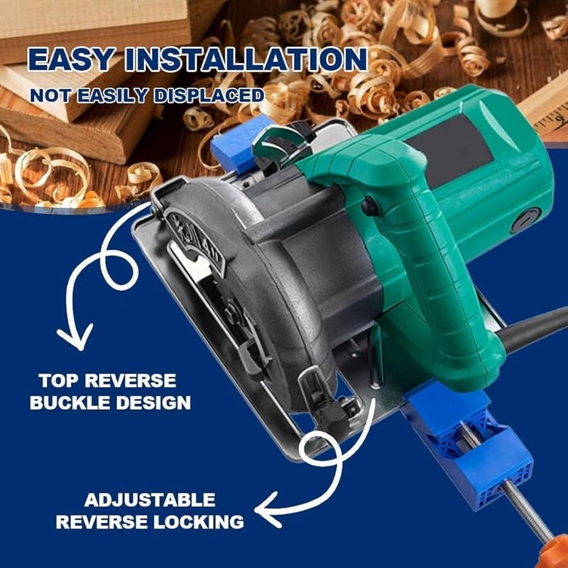 Adjustable Circular Saw Guide Precision Wood Cutting Clamp Package Quantity 1 - Image 5