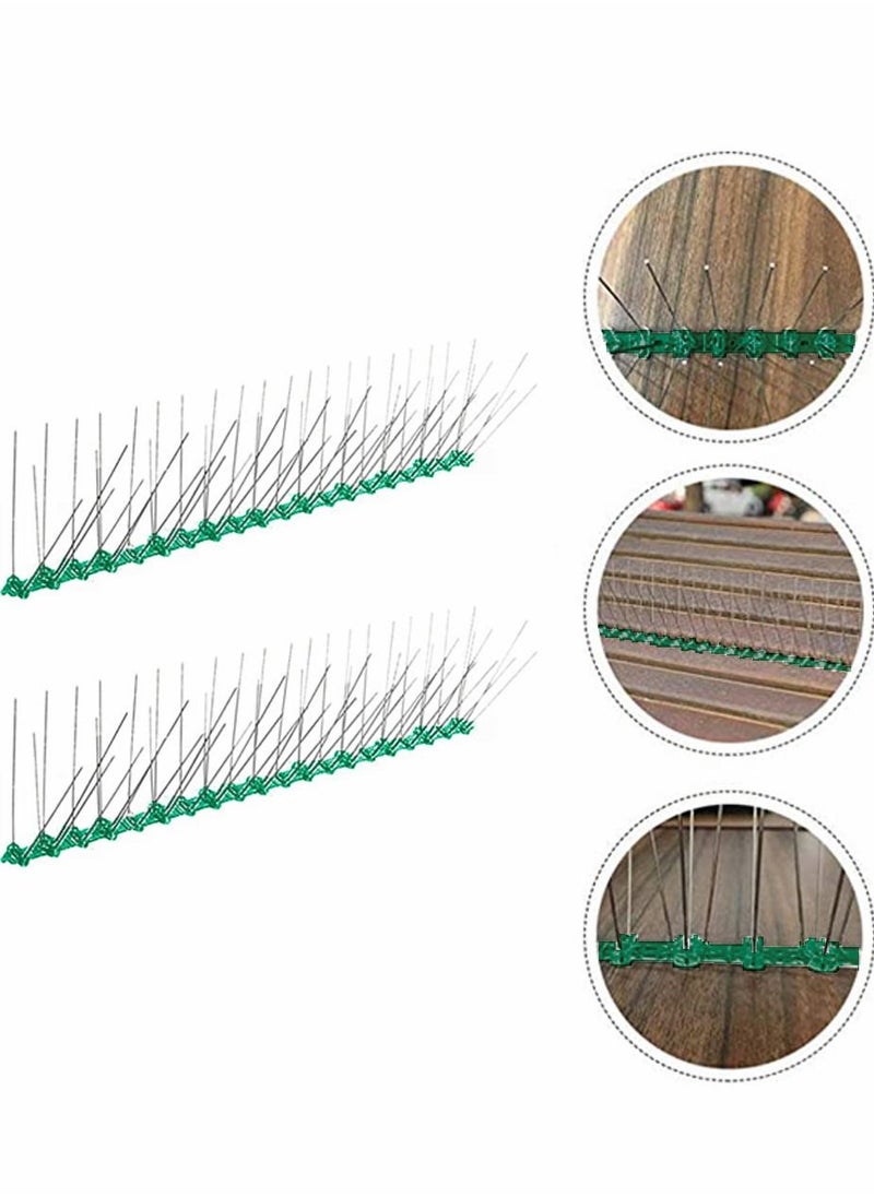 HomarKet - Bird nails - deterrent nails for birds made of stainless steel, bathroom repellent for fence, ceiling and window sills, anti-climbing fence nails stop - 3 meters - Image 1