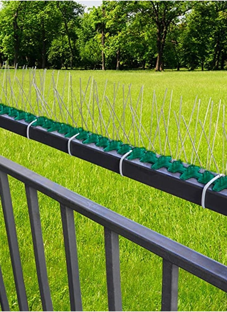HomarKet - Bird nails - deterrent nails for birds made of stainless steel, bathroom repellent for fence, ceiling and window sills, anti-climbing fence nails stop - 3 meters - Image 1