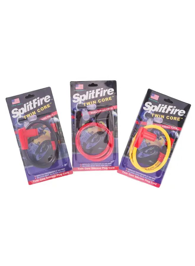 Red High Performance Iridium Spark Plug Cable For Motorcycles ATVs Dirt Bikes - Image 2