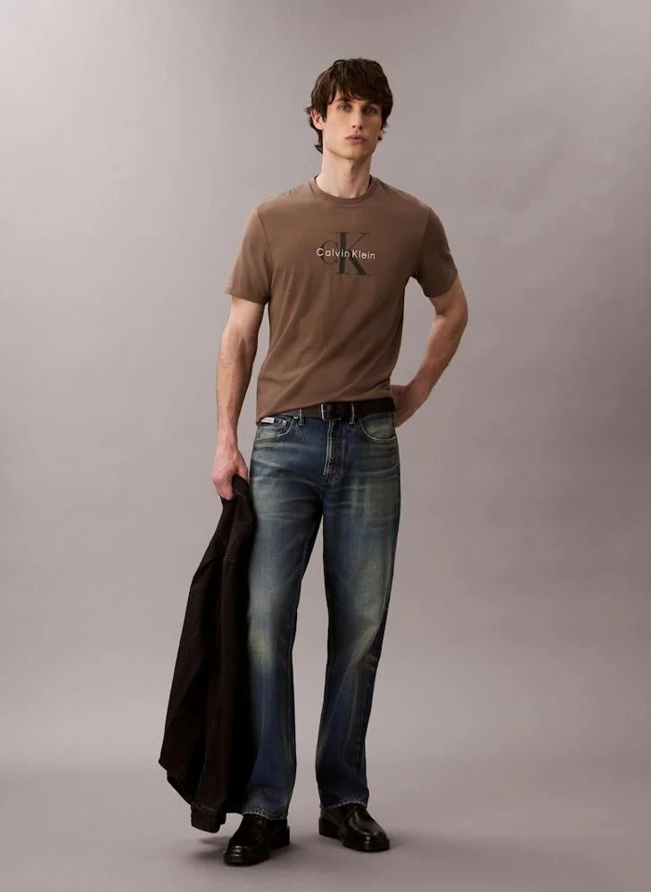Calvin Klein Jeans  Monogram Logo T-shirt for Men | Best Price UAE