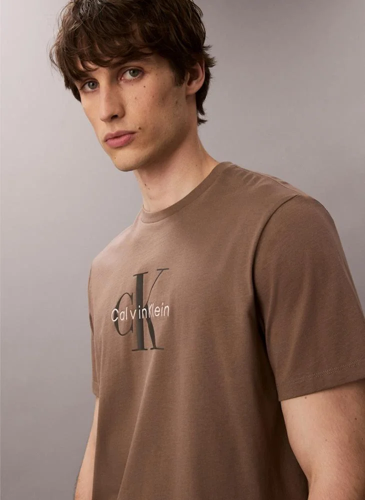 Calvin Klein Jeans  Monogram Logo T-shirt for Men | Best Price UAE