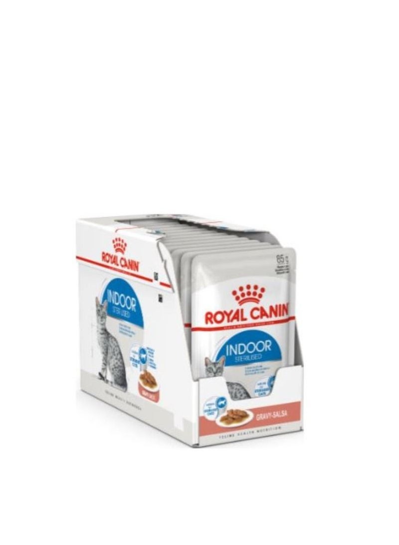 Feline Health Nutrition Indoor Sterilised Gravy (12 Pack) 85g