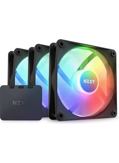 NZXT مروحة F120 RGB كور سوداء 3X120 مم RF-C12TF-B1  - Image 1
