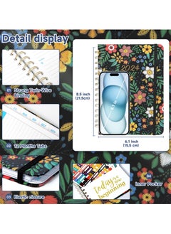 INFOSUN 2024 Planner, Undated Weekly and Monthly Life Notebook Planner, 12 Months Academic Daily Planner for Goal Setting, Yearly Agenda, Schedule Organizer, A5 Journal Calendar, Free 4 sticker  - Image 2