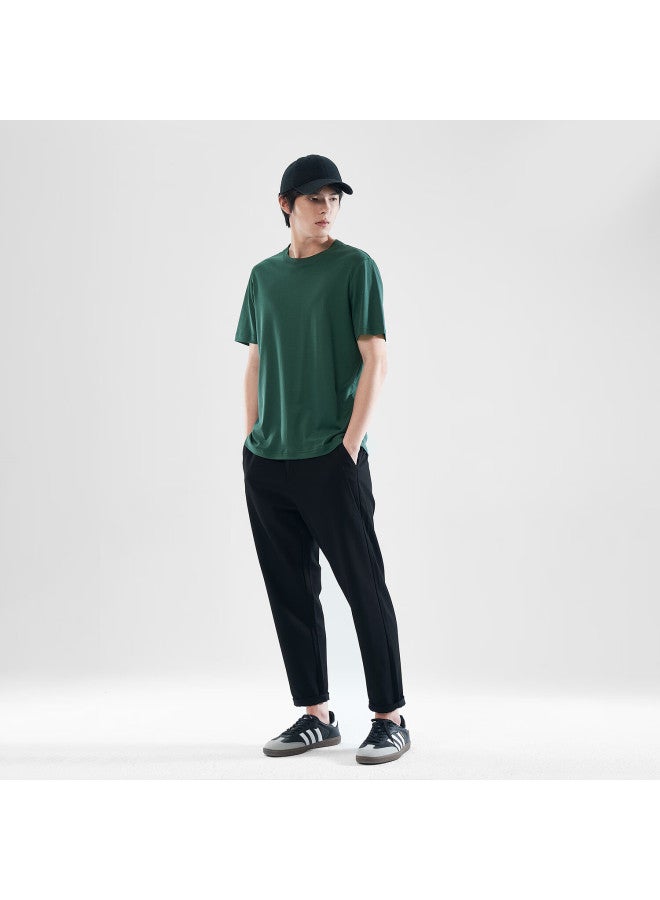 Markless "ammonia Soft" Pure Cotton Men's T-shirt Summer Dry Short Sleeve Txb0635m Pine Green XL - Image 3