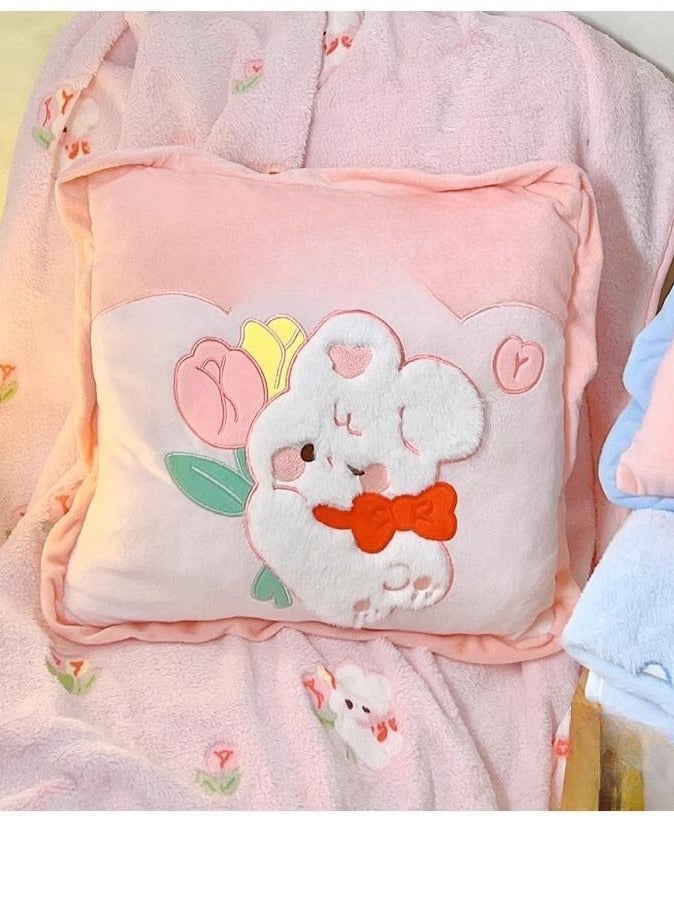 Pillow And Blanket Can Be Used For Both Car And Sofa Cushions, Suitable For Travel, Airplanes, Trains, Beds, Offices, And Rest  - Image 2