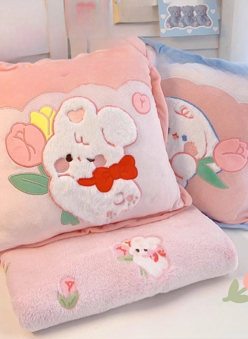 Pillow And Blanket Can Be Used For Both Car And Sofa Cushions, Suitable For Travel, Airplanes, Trains, Beds, Offices, And Rest  - Image 4