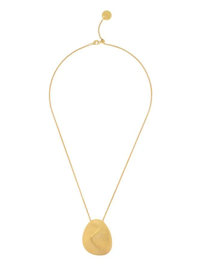 REISS PERDITA: Textured Organic Long Pendant Necklace