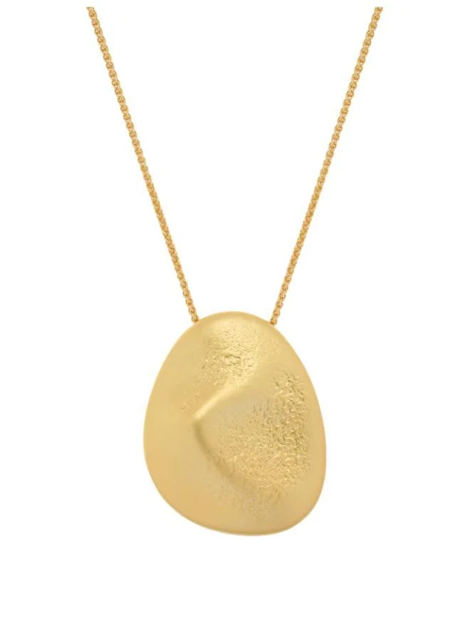 REISS PERDITA: Textured Organic Long Pendant Necklace